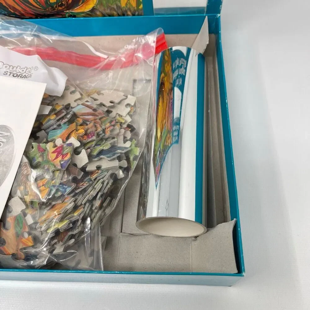 Morph Magic Anamorphic 500 Pcs Jigsaw Puzzle The Garden Glass Vintage 2000 Used